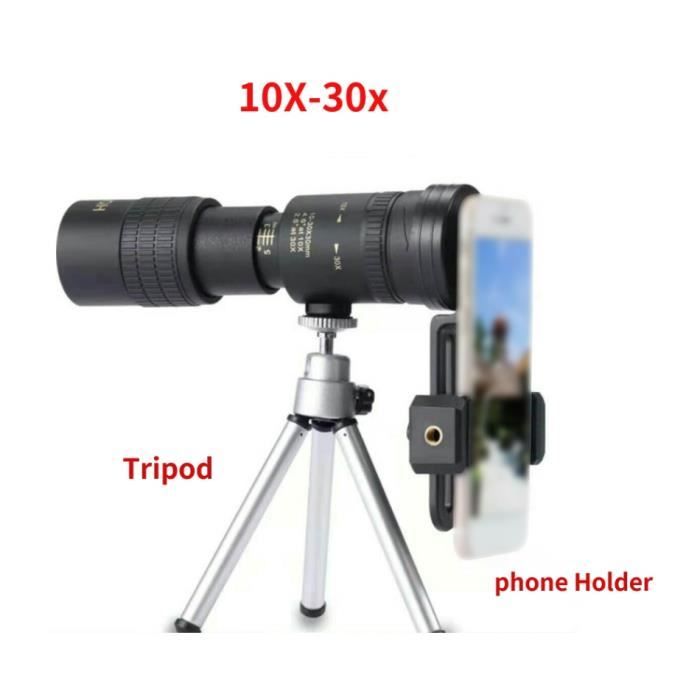 Télescope Monoculaire Avec Zoom Hd 80 X 100, Vision Jour Et Nuit, Pour