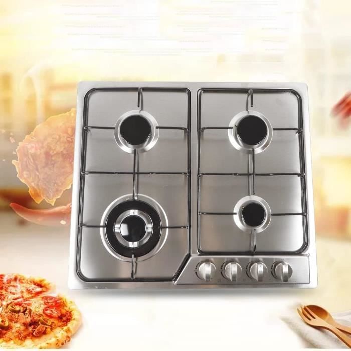 Plaque De Cuisson à Gaz 2 Feux Portable Donened - Inox, Pour Camping, Camping-car, Jardin (51x31x10 Cm) - 9