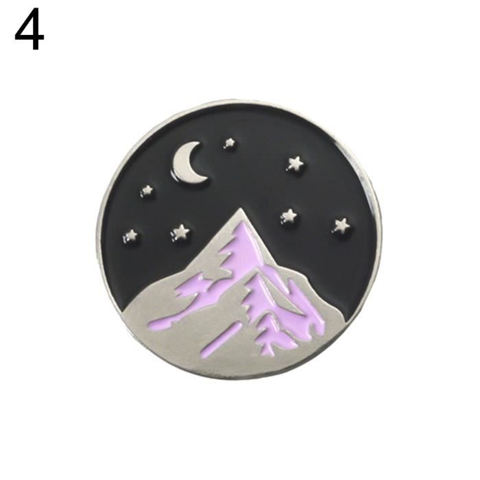 Dessin Anime Montagne Lune Etoile Email Ronde Broche Epingle Badge Vetements Sac A Dos Decor 4 Achat Vente Broche Dessin Anime Montagne Lune Soldes Sur Cdiscount Des Le 20 Janvier