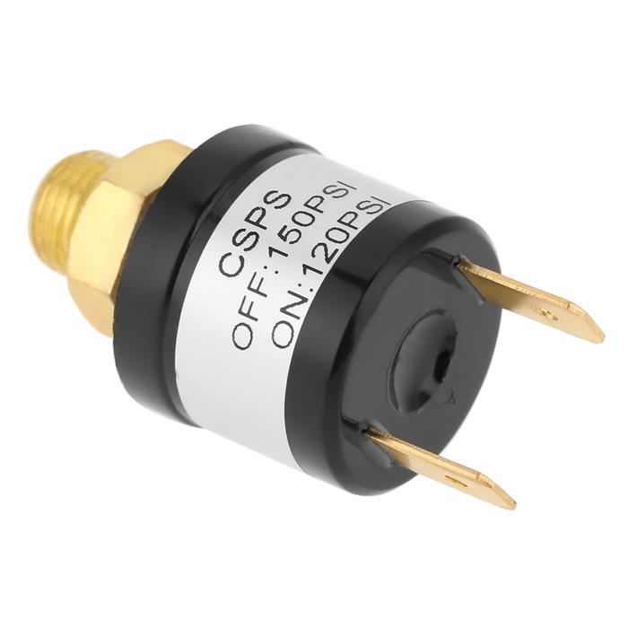 Commutateur De Pression D'Air G1/4 Normalement Ouvert 0.1-1.0MPa - Pièce Pneumatique, Plage -5 à 60°C, IP54