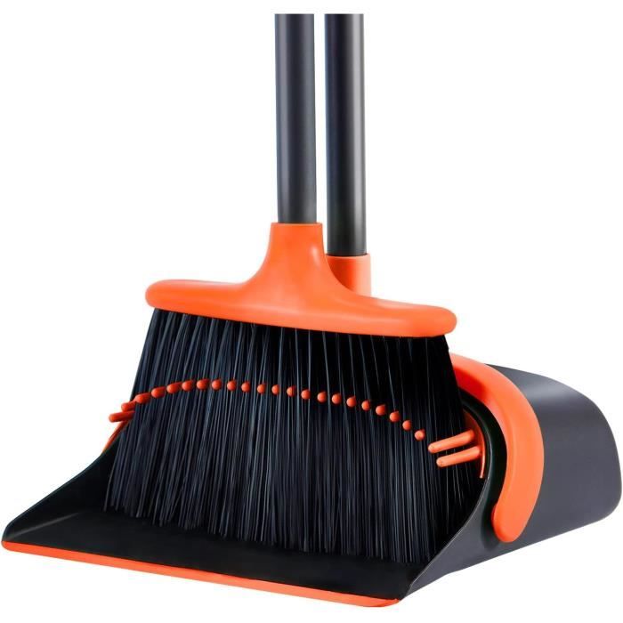 Balai Et Pelle à Poussière BUUROOHM - Manche Bois 104 Cm | Poils épais, Tête Rotative, Rangement Pratique - 7