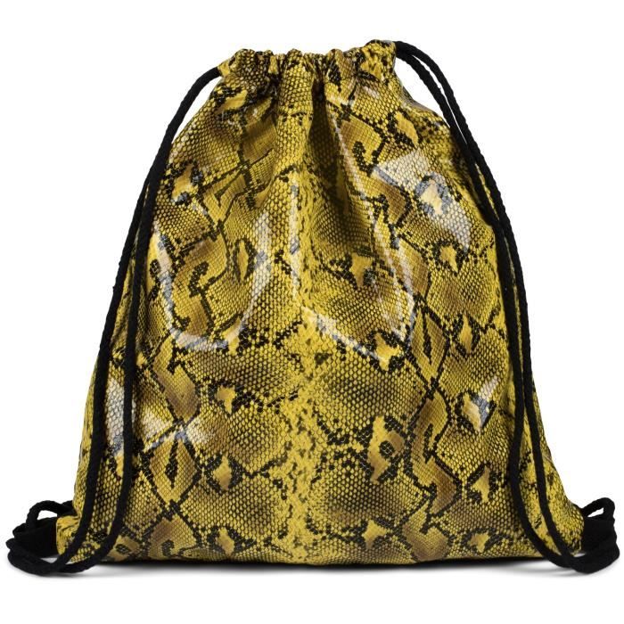 Sac python jaune top