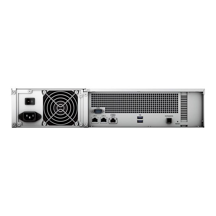 Serveur NAS – Synology – RS2423RP+ – 12 baies – Alimentation redondante – 8Go RAM extensible
