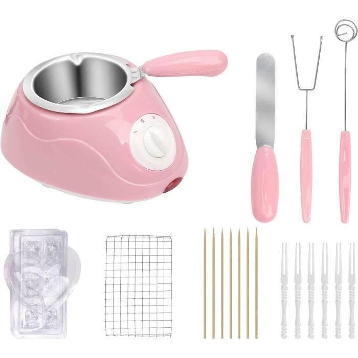 Service à fondue - appareil à fondue électrique kit 260 ml (fromage/chocolat) | Cool Mania