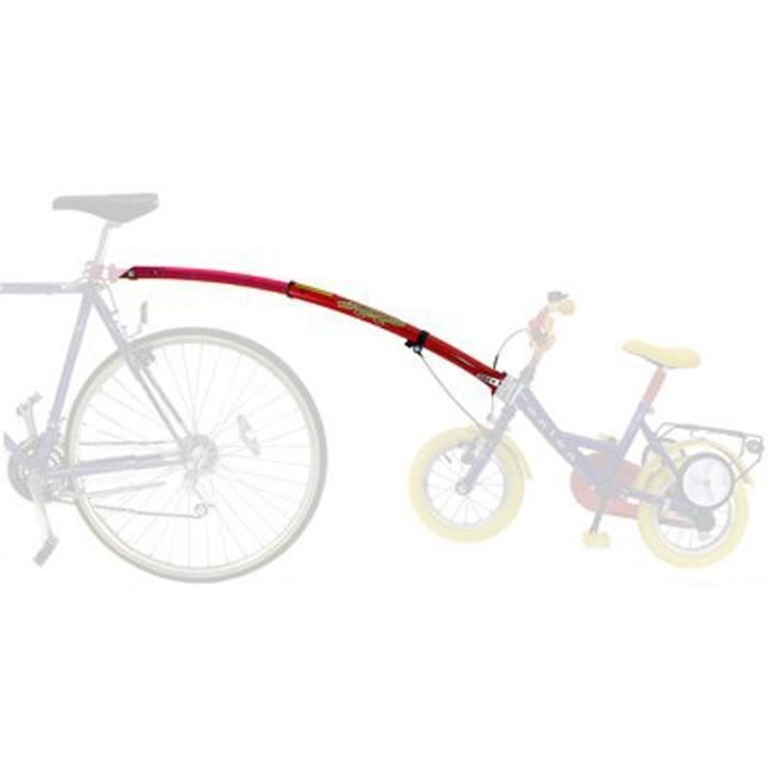 Barre De Poussée Vélo Enfant Réglable - 4 Hauteurs, Barre Remorquage Vélo Enfant Avec Poignée Sécurité Ergonomique Pour Parents (Noir)