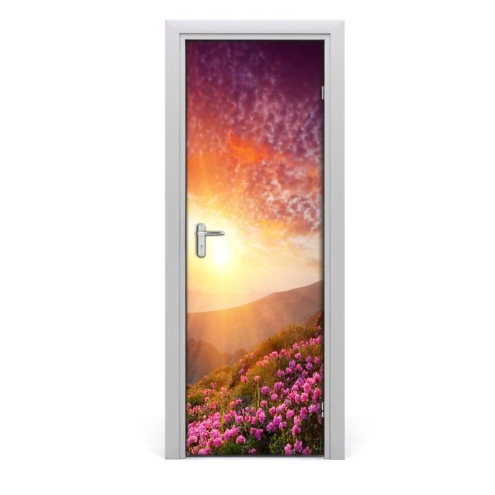 Autocollant De Porte Tulup 75x205 Cm - Talons Rouges Sur Fond Gris - Neuf
