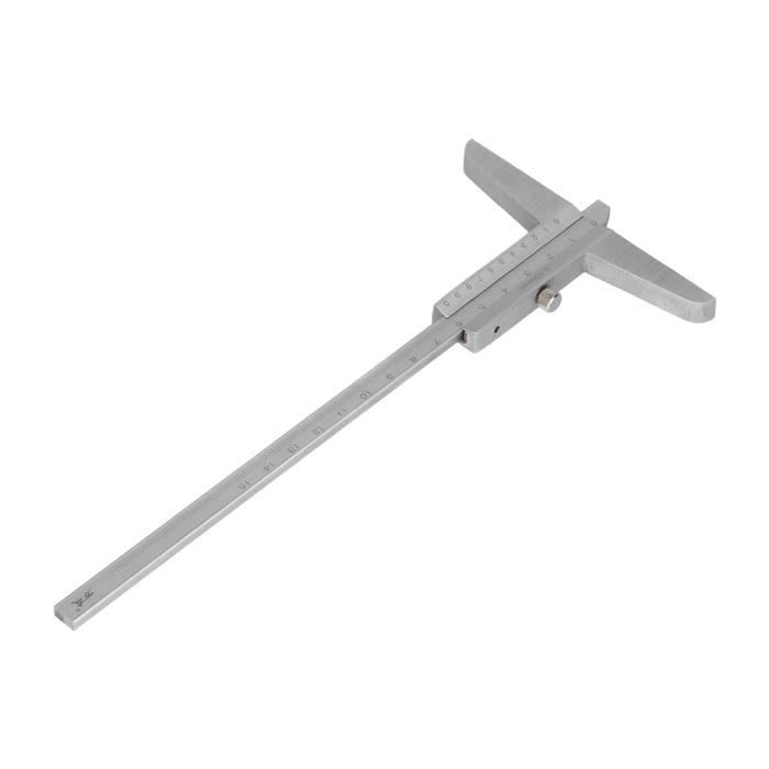 Pied à Coulisse En Acier Au Carbone - Précision 0,02 Mm - Plage De Mesure 0-150 Mm - Pour Atelier, Bricolage