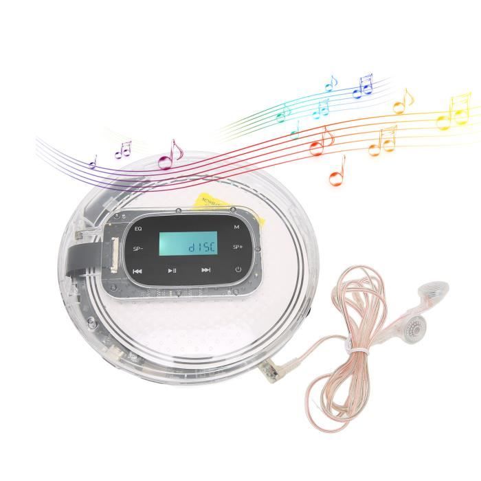 FRA- Lecteur CD portable multifonction USB C lecteur CD de voiture  rechargeable avec écouteurs pour voiture de = - Cdiscount Informatique