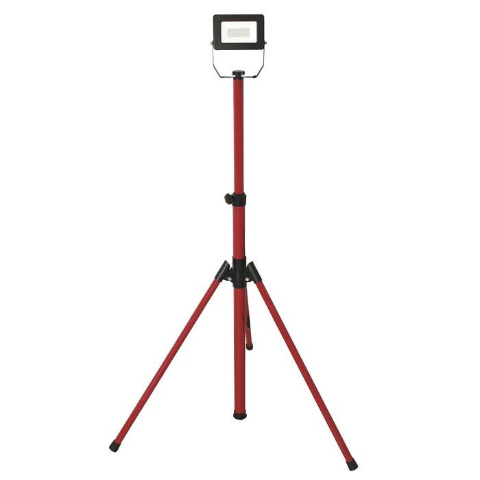 Lampe De Chantier - Projecteur LED SMD 20 W IP65 avec trépied et câble de 3 m