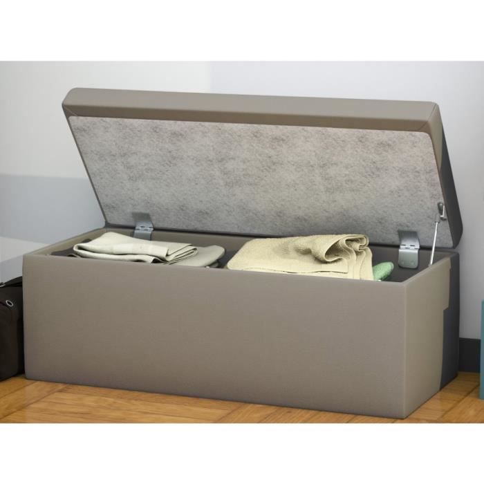 Banquette Coffre Capitonnee 160 Cm
