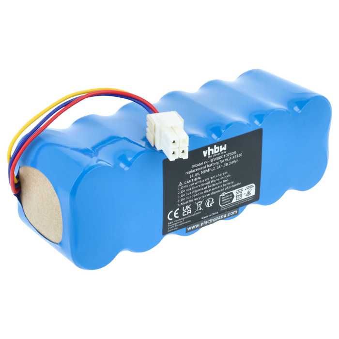 vhbw Batterie aspirateur NiMH 2100mAh (14.4V) compatible avec Samsung Navibot séries VRC remplacement pour