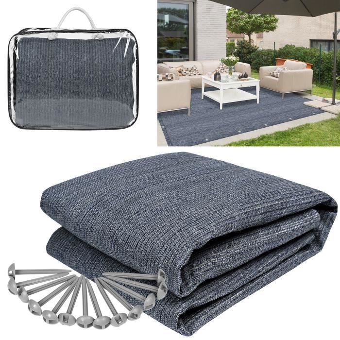 Tapis Sol Camping Gruppo Maruccia - 250x200cm Gris, Recyclable Anti-moisissure