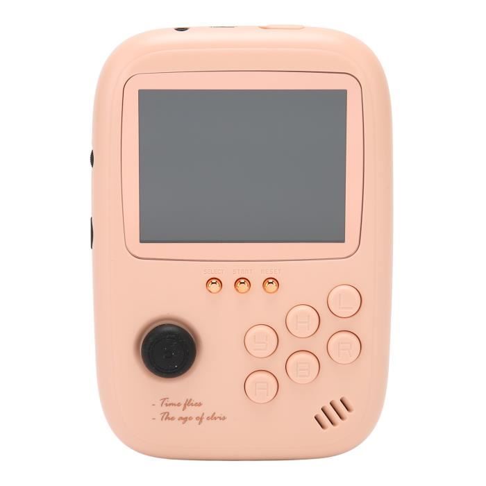 Console De Jeu Portable Rétro - Écran 3 Pouces - Batterie 1020 MAh - 6-7h De Jeu - Sortie TV Via AV - Câble Inclus - Enfant Et Adulte