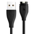 OCIODUAL Cable Chargeur Données Data USB Noir pour Garmin Approach S10-S40-S60-X10 Fenix 5-5S Plus-5X Forerunner 45-245-935-945-1