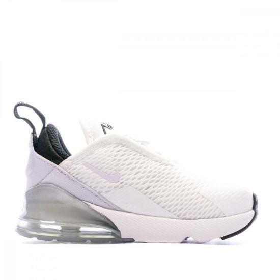 Baskets Blanches Bebe Fille Nike Air Max 270 Blanc Cdiscount Chaussures