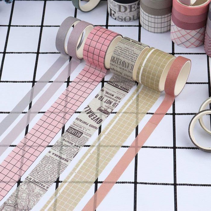 Zasiene 5 Rouleaux Fleuriste Ruban Tape Strap Wrap Ruban Floral Ruban Vert Fleuriste et 220 Pièces Fil Floral Tige Fil de Fer Fil de Fer Fleur de Calibre 18/22/ 26, pour Bouquet