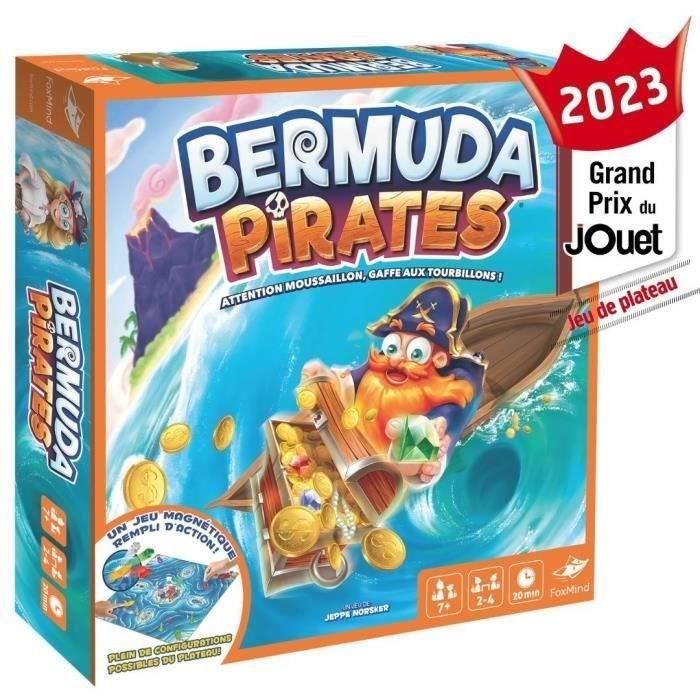 Bermuda Pirates - Asmodee - Jeu de société magnétique - Jeu d'action 2 à 4 personnes - 7 ans et plus