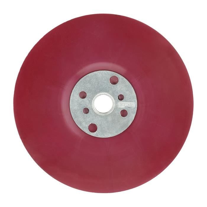 3M plateau pour disques abrasifs Cubitron II - Diamètre 125mm - 1 x plateau  de support pour ponceuse et meuleuse en rouge[41] - Cdiscount Bricolage