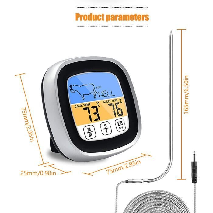 Thermomètre Patisserie Professionnel,Thermomètre Alimentaire