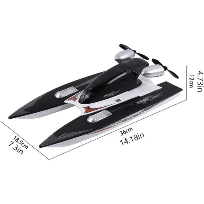 Bateau télécommandé sans fil à grande vitess 30KM / H haute vitesse IPV7 étanche-Orange Bateau télécommandé sans fil à grande vitess 30KM / H haute vitesse IPV7 étanche-Orange