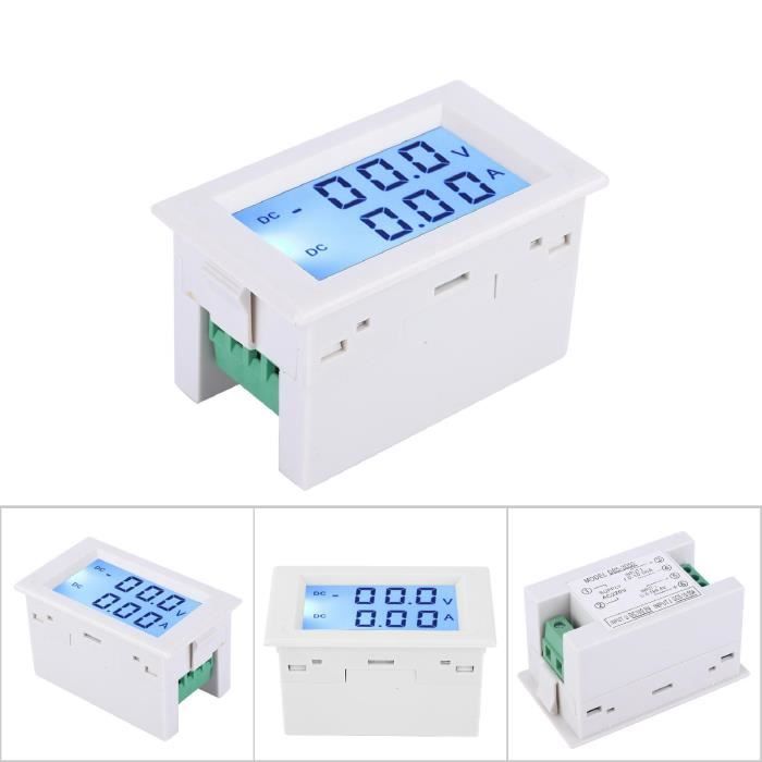 Garosa Compteur de tension D85 3050 Voltmètre DC numérique Ampèremètre