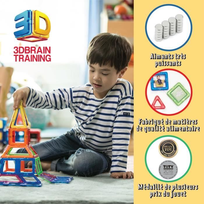 Magformers Basic 50pcs set Jeu de construction magn tique pour