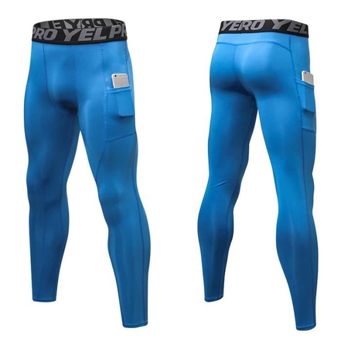 NIKE Collant Pro Tights - Homme - Bleu - Cdiscount Sport