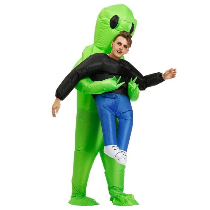 Costume Alien Gonflable Deguisement Alien Costume Déguisement Gonflable  Enfants d'halloween Costume de FêTe de Carnaval (150-190cm) - Cdiscount  Jeux - Jouets