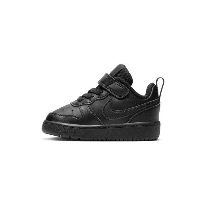 Baskets Nike Court Borough Low 2 NIKE Noir Mixte Bebe Noir Cdiscount Chaussures