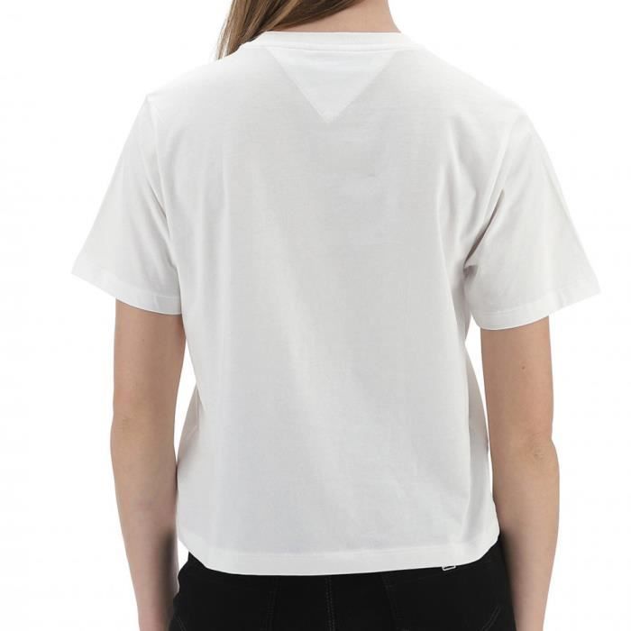 Tee shirt tommy hilfiger blanc femme top