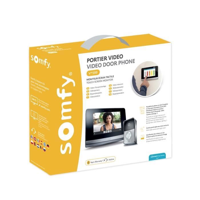 Somfy - Grâce au Visiophone V600, identifiez vos visiteurs