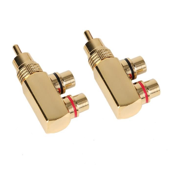 Achetez Adaptateur Coupleur Théâtre RCA - 2 Pack Chez Haiti - Foto 2