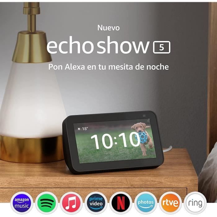 Nouveau  Echo Show 5 2e génération 2021 Anthracite - Enceinte  intelligente avec écran et caméra - Cdiscount TV Son Photo