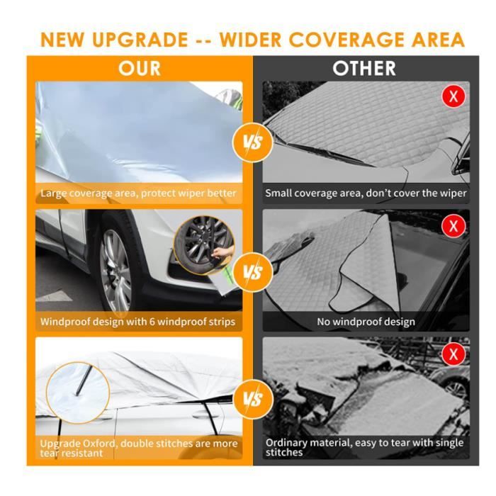 Bâche de protection intempéries neige glace poussières protection intégrale  SUV - Équipement auto