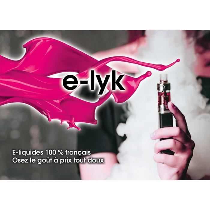 E-liquide saveur Amsterdam 100 ml en 6 mg de nicotine - 10 x 10 ml - marque  E-lyk - Cdiscount Au quotidien