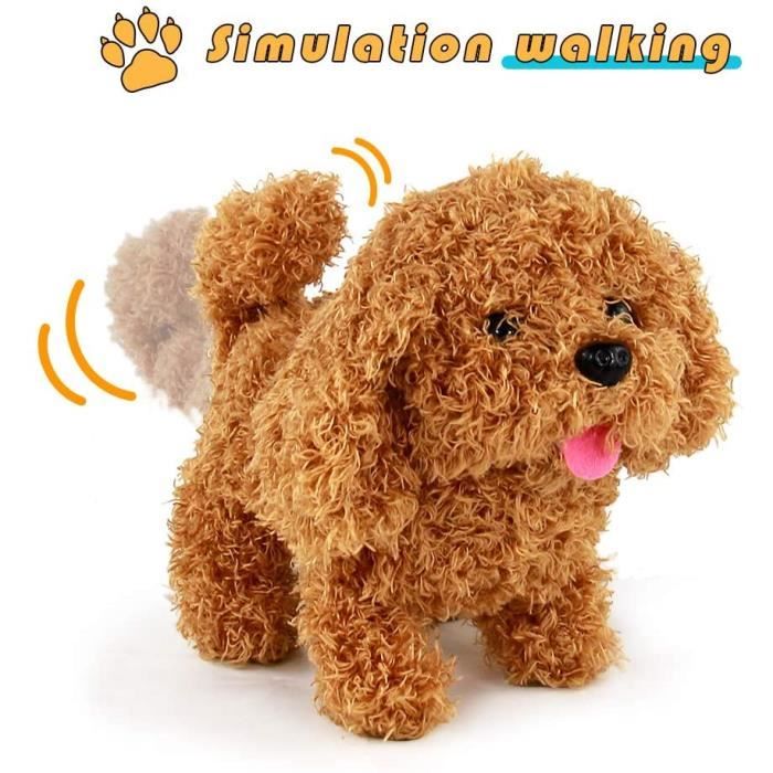 Chien Interactif,Jouet électrique en peluche,Teddy Chien Qui