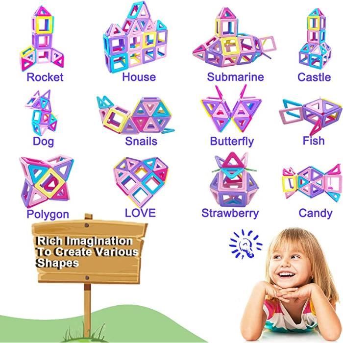 Super Wings STEM Lot de 38 blocs de construction magnétiques pour tout- petits, enfants, garçons, filles, 3, 4, 5, 6, 7, 8 ans Super Wings STEM Lot de 38 blocs de construction magnétiques pour tout- petits, enfants, garçons, filles, 3, 4, 5, 6, 7, 8 ans