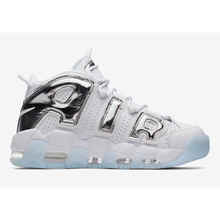 Nike Air More Uptempo 97 Argent blanc. Couleurs multiples