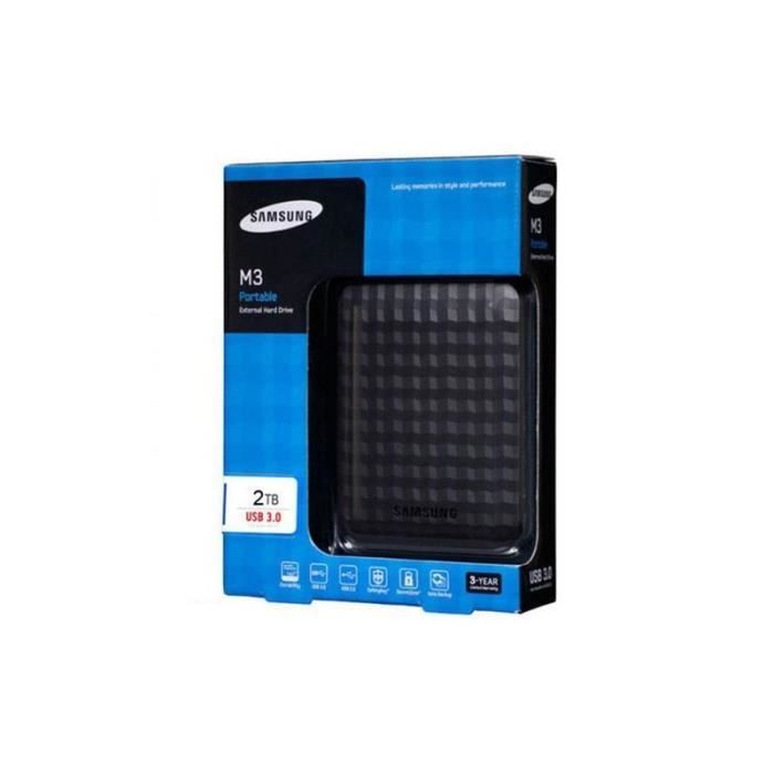 Disque Dur Externe 1To - M3 Portable USB 3.0 Noir