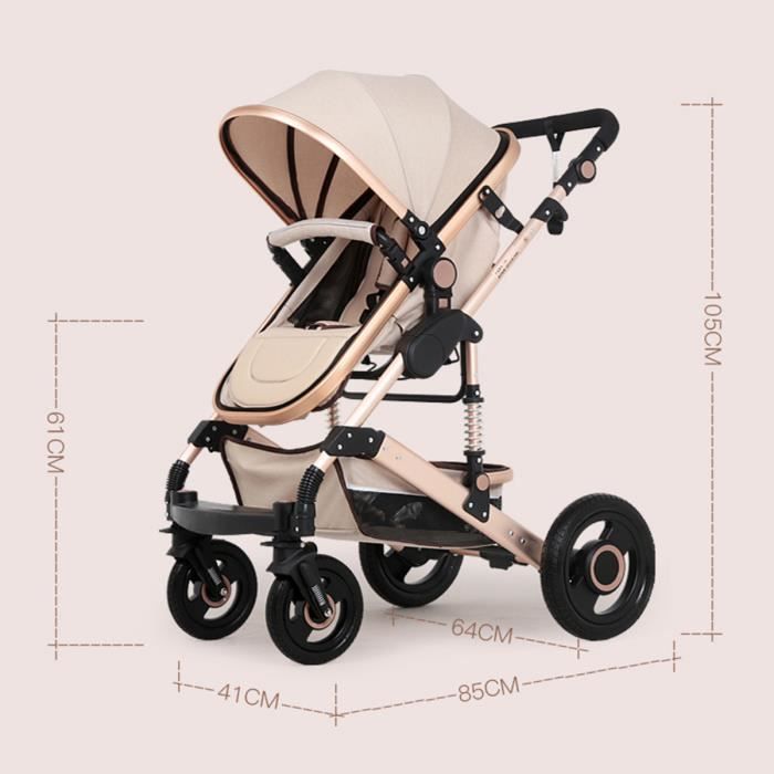 Poussette hamac online transformable en landau