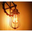 Ampoule LED Edison,Dobee Lampe Edison Vintage 4W 400LM 2600-2700K Angle de faisceau à 360° E27 ST64 Lampe Décorative Ampoules à i-3
