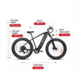 Vélo électrique - DYU - King 750 - Batterie 20Ah - Autonomie 80 km-3