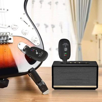 Système Sans Fil Guitare 2,4 GHz – émetteur Et Récepteur, Portée 30 M, Batterie Rechargeable, Son Clair