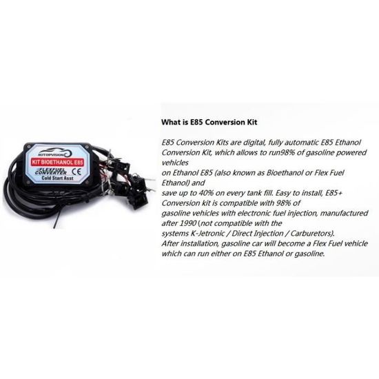 Kit éthanol USB 4 cylindres EcoFlexfuel (BOSH EV1) - Cdiscount Auto