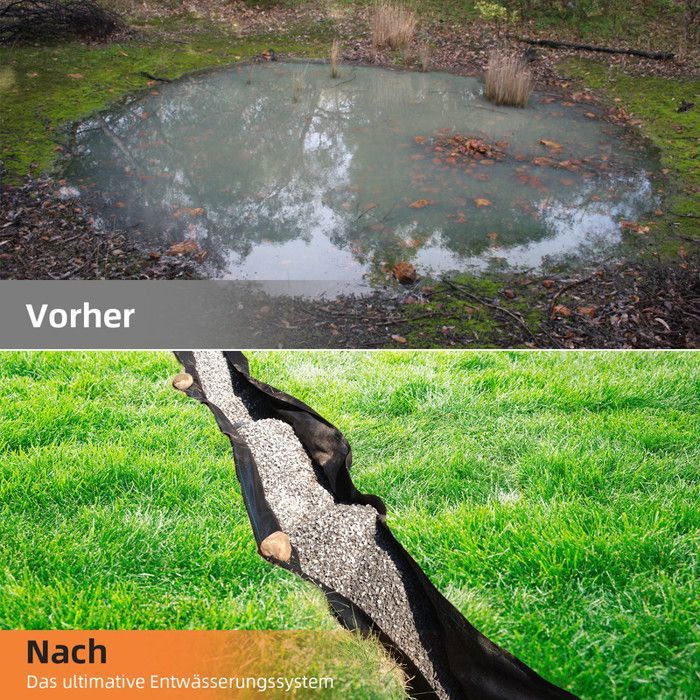 Bache Jardinage Plantation Florade® Toison De Drainage 150 G/m² Toile Séparation Perméable à L'eau Feutre Geotextile Pour Jardiniere