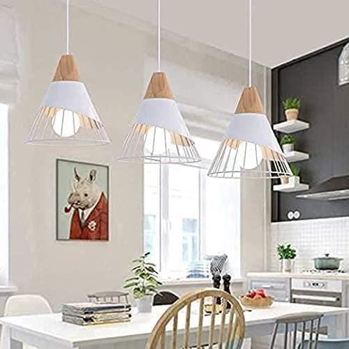Lustre LED Moderne Simple Cuisine Salon Couloir Suspension Luminaire  Créatif Forme de Cône Fer Cage E27 La Longueur est 25CM H[1694] - Cdiscount  Maison