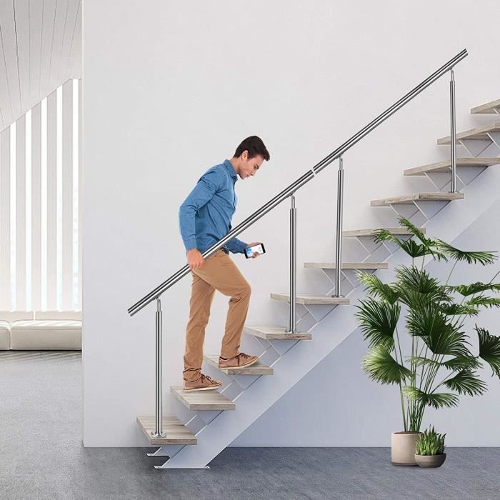Rampe D'escalier En Acier Inoxydable Pour Escaliers - Murale