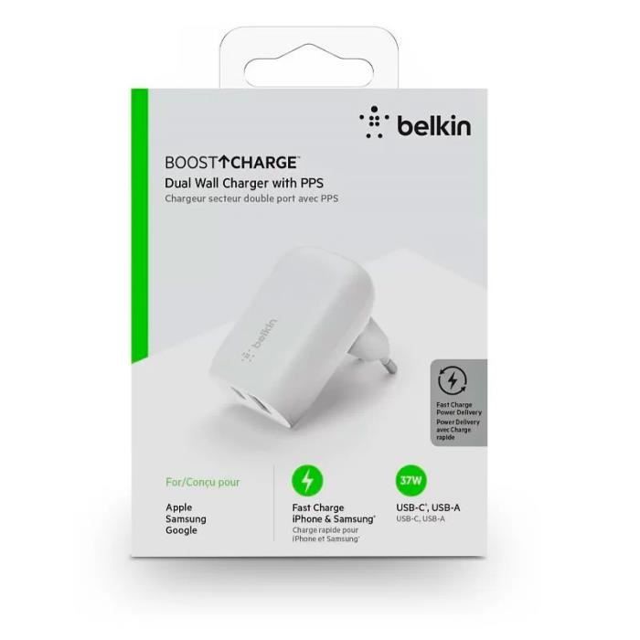 Belkin Double station de recharge à induction Boost Charge (Blanc