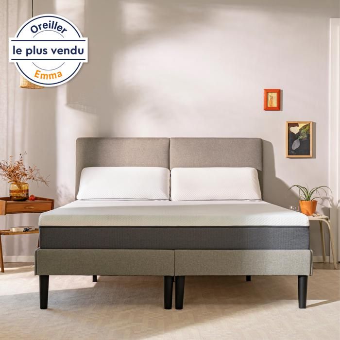 EMMA Pack Matelas Original 80x190 cm Oreiller Technologie