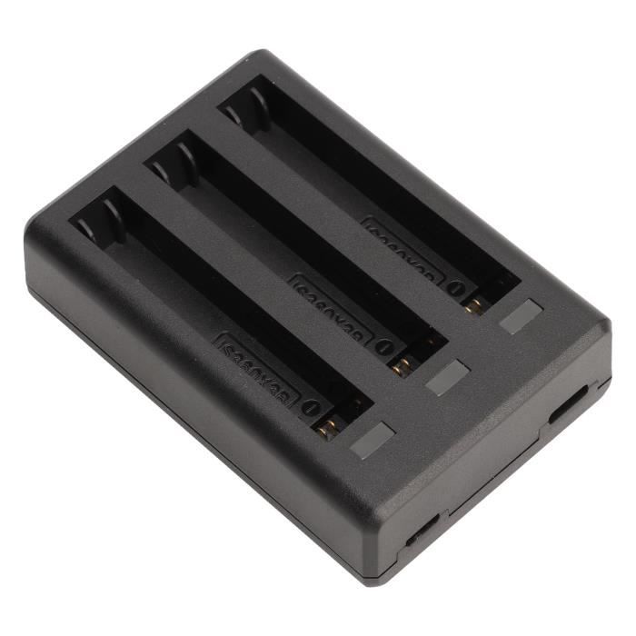 Chargeur Double Pour Batteries GoPro/ Caméra D'Action – 2 Batteries En Même Temps, Entrée USB/Type-C 5V/2A - 6